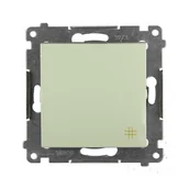 Wyłączniki światła i elektryczne - Simon Włącznik krzyżowy 54 kremowy - miniaturka - grafika 1