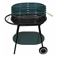 Grille - Activa Grill ruchomy owalny zielony, 62x42 cm - miniaturka - grafika 1