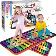 Instrumenty muzyczne dla dzieci - MATA DO TAŃCZENIA MUZYCZNA ELEKTRONICZNA PIANINO GRA DLA CAŁEJ RODZINY - miniaturka - grafika 1