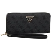Portfele - Portfel Laurel II Slg Large Zip Around SWSG74 59146 Coal Logo (GU775-b) Guess - miniaturka - grafika 1