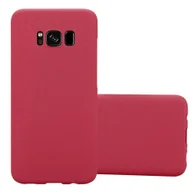 Etui i futerały do telefonów - Pokrowiec Etui Do Samsung Galaxy S8 w FROSTY CZERWONY Pokrowiec Ochronny Obudowa Hard Case Cover Cadorabo - miniaturka - grafika 1