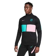 Kurtki męskie - Nike Męska kurtka sportowa FCB M NK I96 ANTHM TRK JKT CL, czarna/różowa wiązka/nowa zielona/(różowa wiązka) (bez przędzy - 3.), XS - miniaturka - grafika 1