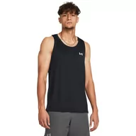 Koszulki sportowe męskie - Męski top do biegania Under Armour UA Streaker Singlet - czarny - UNDER ARMOUR - miniaturka - grafika 1