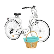 Rowery - Indiana Moena A7ZP 28 cali Damski Biały 2023 - miniaturka - grafika 1