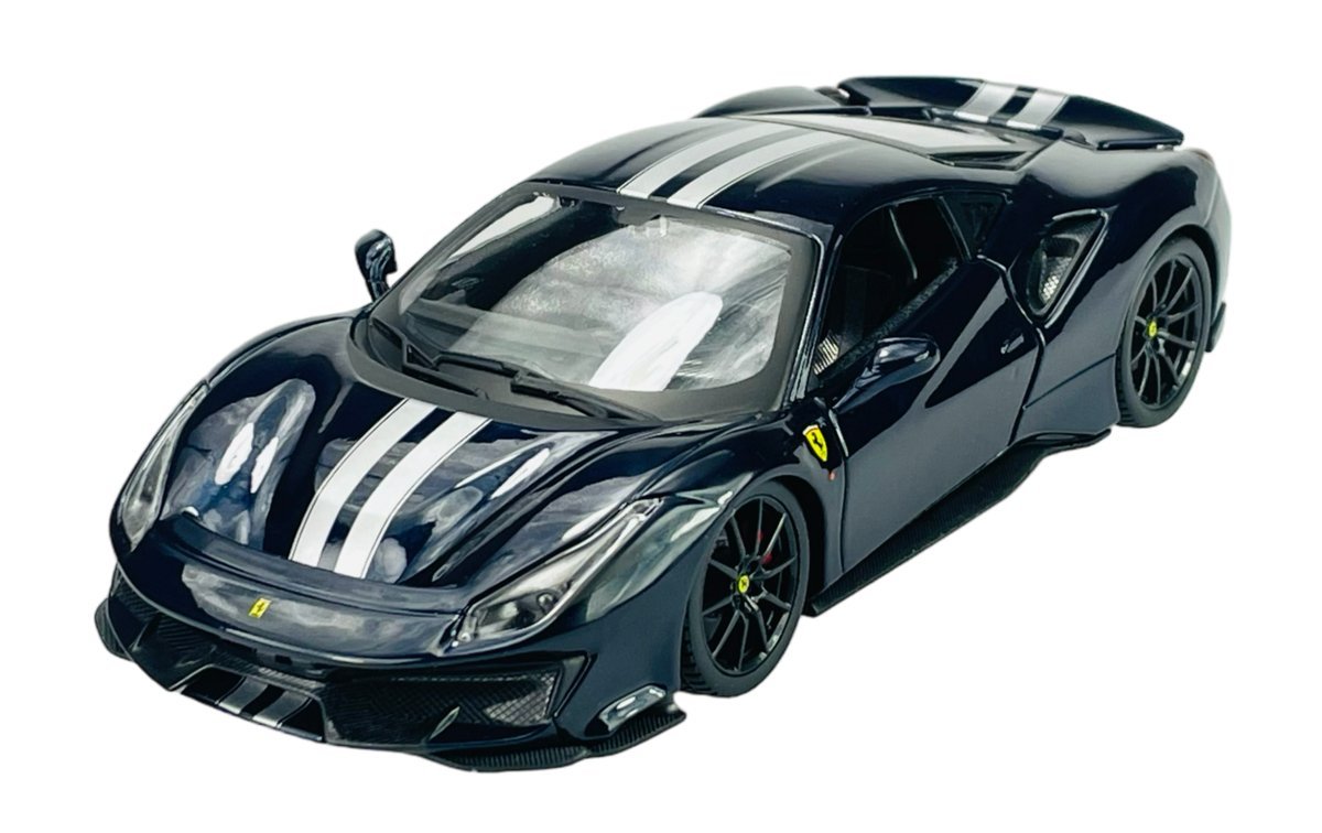 BBURAGO FERRARI 488 PISTA NIEBIESKI 1:24 26026