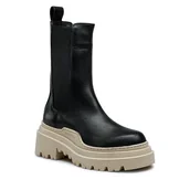 Botki damskie - Sztyblety Badura 2131-B Czarny - miniaturka - grafika 1