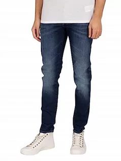 Spodnie męskie - G-STAR RAW Spodnie męskie Rovic Zip 3D Straight Tapered Jeans, Worn in Dusk Blue C296-b843, 27W x 32L - grafika 1