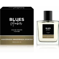 Wody i perfumy męskie - MELODY MEN BLUES AMBER Woda toaletowa 100ml - miniaturka - grafika 1