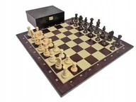 Gry planszowe - Profesjonalny zestaw turniejowy drewniany 48 cm / Szachy - miniaturka - grafika 1