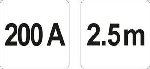 YATO Przewody rozruchowe 200A YT-83151 - Kable rozruchowe - miniaturka - grafika 1