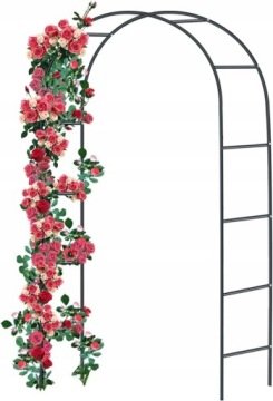 MARTOM Pergola Łukowa Ogrodowa +kotwy Mocowania