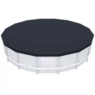 Bestway Przykrycie na basen stelażowy okrągły 488 cm - Akcesoria do basenów - miniaturka - grafika 3