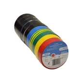 Taśmy izolacyjne i naprawcze - ELEKTRO Taśma izolacyjna wodoodporna 0,13 mm x 15 mm x 10 m mix kolor (10 szt.) - miniaturka - grafika 1