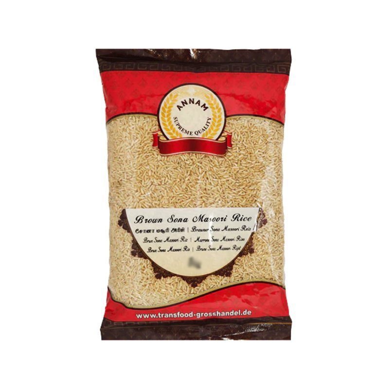 Ryż brązowy Sona Masoori Annam 5 kg – lekki pełnoziarnisty