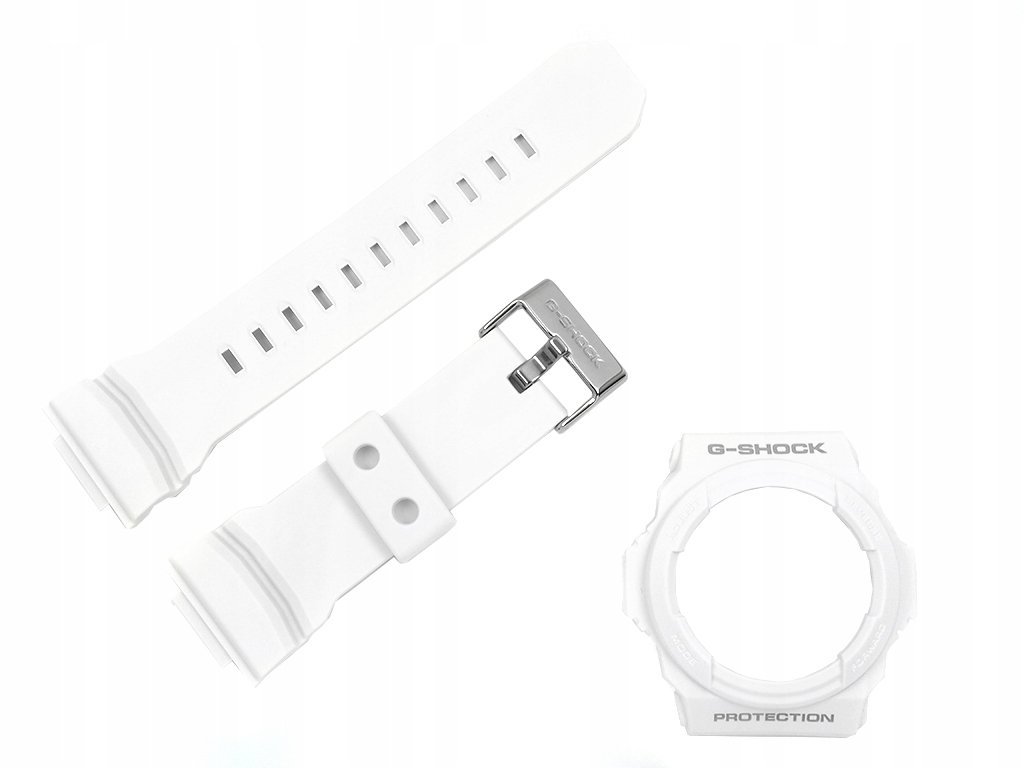 Komplet Casio G-Shock pasek i bezel GA-150 GLX-150 biały matowy
