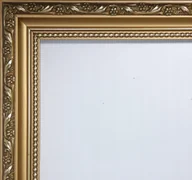 Lustra - Lustro złota stylowa drewniana rama 140x50 S1 - miniaturka - grafika 1