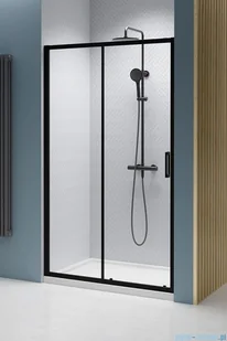 Radaway Premium Pro Black Dwj drzwi 150cm lewe szkło przejrzyste 1014150-54-01L | - Akcesoria do armatury i ceramiki - miniaturka - grafika 1
