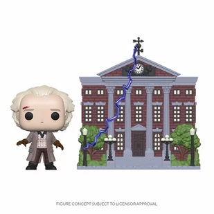 Funko POP! Town, figurka kolekcjonerska, BTTF, Doc With Clock Tower, 15 - Figurki kolekcjonerskie - miniaturka - grafika 1