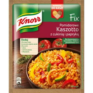 Knorr Fix Kaszotto pomidorowe z cukinią i papryką 46 g - Sosy w torebkach - miniaturka - grafika 1