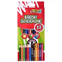 penmate Kredki Premium Kolori ścieralne 12 kolorów - Przybory szkolne - miniaturka - grafika 2