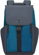 Plecaki - Plecak Antykradzieżowy Delsey Securflap 21L Bleu Marine - miniaturka - grafika 1