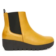 Botki damskie - Botki Fly London Vazefly P145177005 Żółty - miniaturka - grafika 1