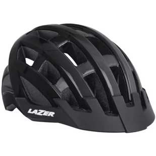 Lazer Compact kask rowerowy czarny połysk - Kaski rowerowe - miniaturka - grafika 2