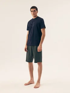 Piżama męska Dreamer Henderson granatowy, grafitowy M - Piżamy damskie - miniaturka - grafika 1