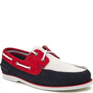 Półbuty męskie - Tommy Hilfiger Skórzane loafersy - grafika 1