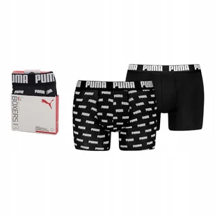 PUMA BOKSERKI MĘSKIE MAJTKI BOXER 2P CZARNE r.XL - Majtki męskie - miniaturka - grafika 1