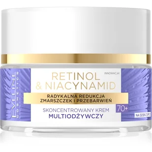 Eveline Cosmetics - Retinol & Nicynamid - Skoncentrowany krem multiodżywczy 70+ Na dzień - SPF20 - 50 ml - Kremy do twarzy - miniaturka - grafika 1