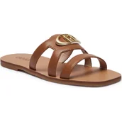 Klapki i japonki damskie - Liu Jo Skórzane klapki SABA 11 - miniaturka - grafika 1