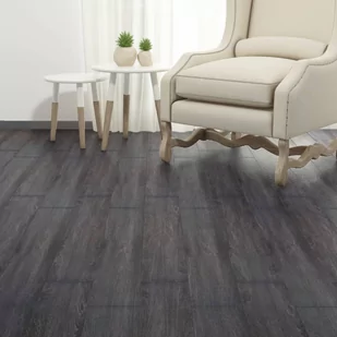 Samoprzylepne panele podłogowe PVC, 2,51 m², 2 mm, czarno-białe - Panele podłogowe - miniaturka - grafika 1