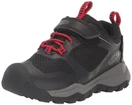 Buty dla dziewczynek - KEEN Wanduro Low Waterproof, Trampki dziecięce, Czarna wstążka czerwona, 39 EU - miniaturka - grafika 1