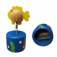 Temperówki - TEMPERÓWKA DREWNIANA ZABAWKA NA SPRĘŻYNCE - miniaturka - grafika 1