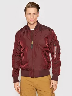 Kurtki męskie - Alpha Industries Kurtka bomber Ma-1 Tt 191103 Bordowy Regular Fit - grafika 1