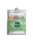 Przybory szkolne - HeyDoodle Duża mata silikonowa do kolorowania Dinozaury Qelements - miniaturka - grafika 1