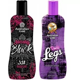 Australian Gold, Adorably Black + Dark Legs Do Nóg - Balsamy i kremy do opalania - miniaturka - grafika 1