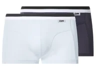 Majtki męskie - Dimian Bokserki męskie z bawełną, 2 pary (Szary, 5/M) - miniaturka - grafika 1