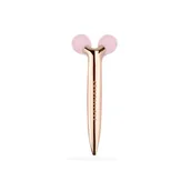 Rollery do masażu - Crystallove Crystallove Masażer do twarzy 3D z Kwarcem Różowym Liftingujący masażer 1 szt. - miniaturka - grafika 1