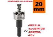 Otwornice - Otwornica szlifowana HSS 20 mm, wiertło do metalu, aluminium, drewna - miniaturka - grafika 1