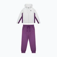 Sport OUTLET - Dres damski Diadora L. Tracksuit HD FZ bianco ottico - miniaturka - grafika 1