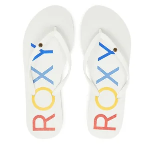 Japonki Roxy ARJL100876 Biały - Klapki i japonki damskie - miniaturka - grafika 1
