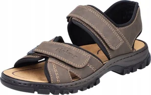 Rieker Sandals 25051-27 Brązowe 40 - Sandały męskie - miniaturka - grafika 1