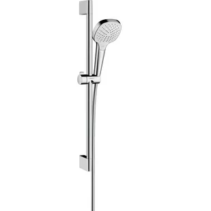Hansgrohe Select Zestaw prysznicowy Croma Select E Vario 0,65 m biały chrom 2658 - Zestawy prysznicowe - miniaturka - grafika 1