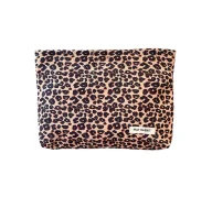 Kosmetyczki, organizery i kuferki - eCarla kosmetyczka materiałowa panterka KS119BR - miniaturka - grafika 1