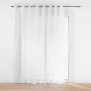 Firanka gotowa z gładkiego woalu LISSEA, biała - Firany - miniaturka - grafika 1