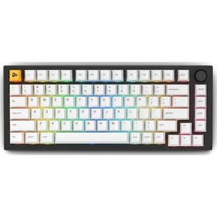 Glorious GMMK Pro Black Slate Prebuild Edition - czarno-biały - Klawiatury - miniaturka - grafika 1