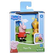 Figurki dla dzieci - figurka świnka peppa zabawa z przyjaciółmi świnka peppa z misiem - miniaturka - grafika 1