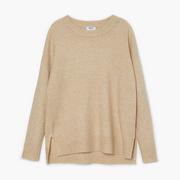 Swetry damskie - Cropp - Kremowy melanżowy sweter - Kremowy - miniaturka - grafika 1